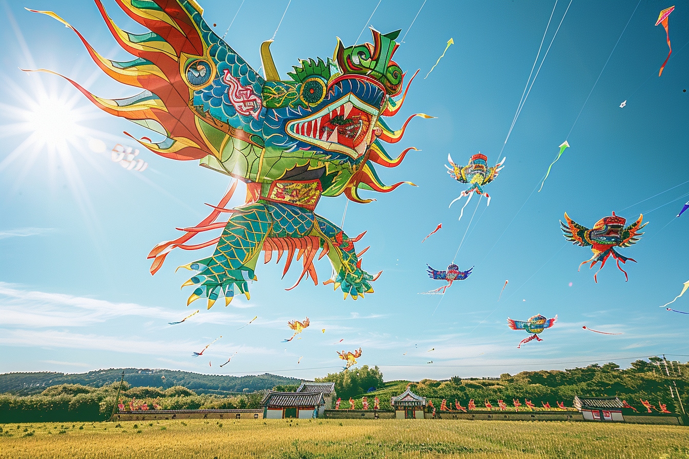 Les cerfs-volants traditionnels en Asie